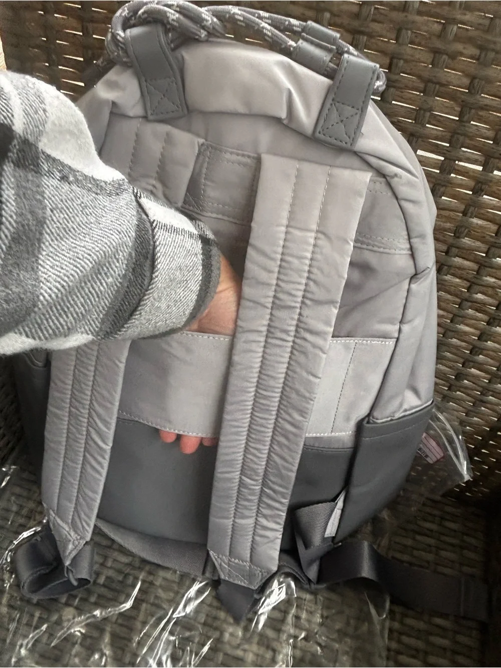 Thirty-One Gray Two-Tone Commuter Backpack NIP